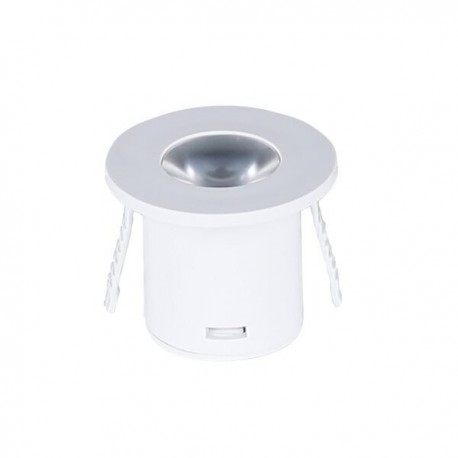 Spot encastré Rond Blanc Ø35mm 1W 3000°K