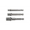 Adaptateurs de douille, 1/4 ", 3/8", 1/2 "