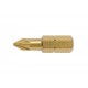 Embout PZ1 , 25 mm en acier s2, ( 5 pcs par Blister ) 