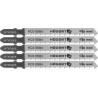 Lame de scie à bois propre 10TPI 100mm 5pcs