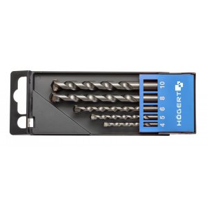 Jeu de 5 forets à béton