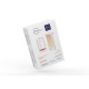 Module de connexion blanc pour radiateurs. Algorithmes d’intelligence thermique. Pilotage par la voix et par smartphone, plannin