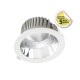 Downlight LED Blanc Rond Ø134mm 15W 4000LM 4000°K - Dimmable DALI - Garantie 5 Ans