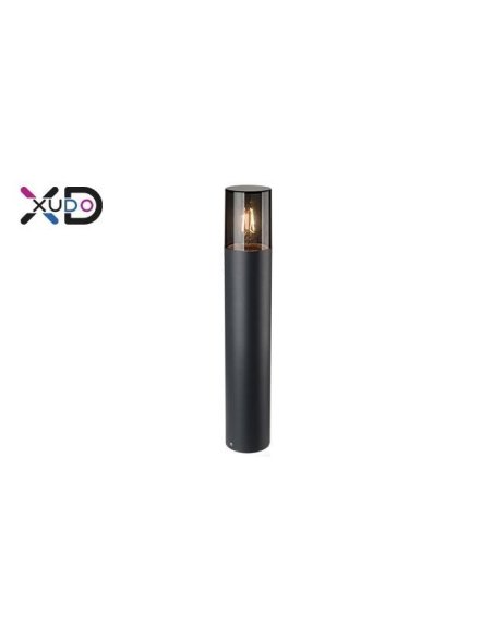 Potelet Noir Rond E27 50cm IP44