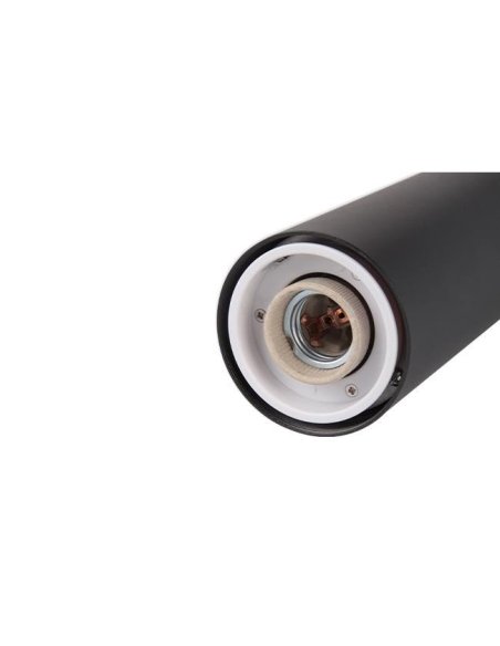 Potelet Noir Rond E27 50cm IP44