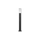 Potelet Rectangulaire LED 9W - 80cm - 4000°K - Noir - IP54