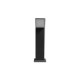 Potelet Rectangulaire LED 12W - 50cm - Diffuseur Carré - 4000°K - Noir - IP54