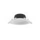 Collerette Ronde Blanche Incurvée Pour Downlight CYNIUS 9W-10W