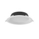 Collerette Ronde Blanche Incurvée Pour Downlight CYNIUS 21-24W