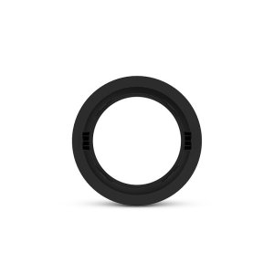Collerette Ronde Noire Incurvée Pour Downlight CYNIUS 15W 2