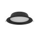 Collerette Ronde Noire Incurvée Pour Downlight CYNIUS 21-24W