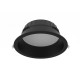 Collerette Ronde Noire Basse Luminance Pour Downlight CYNIUS 21-24W