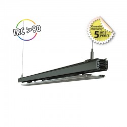 ​​​​​​​Linéaire LED Sur Rail Noir 1500mm 35/40/45/50W 4000°K - Garantie 5 Ans