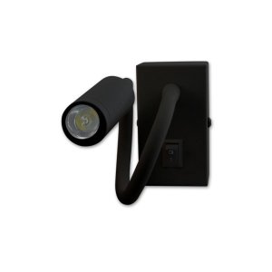 Applique liseuse 3W 4000°K Noir 2