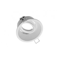 SUPPORT DE SPOT Rond BLANC Ø93 x 46 mm IP20