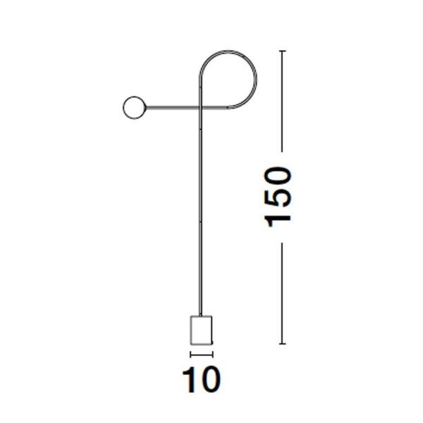 Lampe de sol G9 NOVALUCE DEDALO 