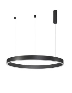 Suspension ronde 60W CCT+Dim Ø100cm NOVALUCE MOTIF 2