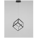 Suspension cube 45W 3000°K Dim NOVALUCE GABBIA 