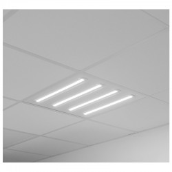 Plafonnier LED 595 x 595 30 Watt 4000°K BLANC UGR inférieur à 16 - 5 ans de Garantie 