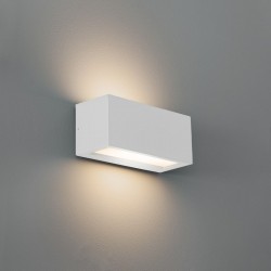 Applique Murale E27 - Rectangle - Blanc - IP65