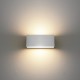 Applique Murale E27 - Rectangle - Blanc - IP65