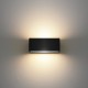 Applique Murale E27 - Rectangle - Noir - IP65