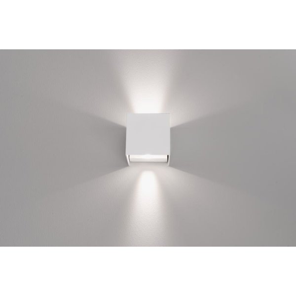 Applique Murale 20W - CCT - Carré - Blanc - IP65