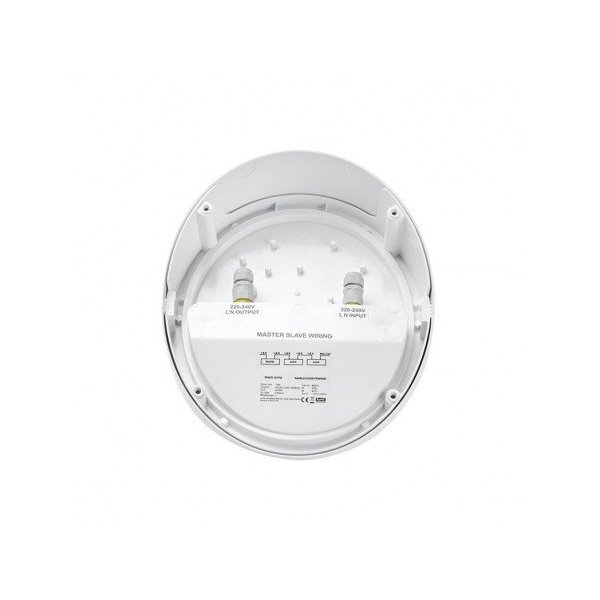 Plafonnier LED Hublot rond Asymétrique + Détecteur RF 21W 2300LM 4000K Ø345mm - Garantie 5 ans 