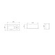 Boîte Extension Bureau Encastrée Rectangle Noir 1 prise + 2 USB + Induction 5W