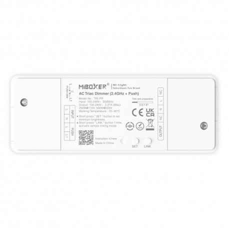 Dimmer Coupure de Phase RF+Push 500w 