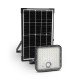 Projecteur LED Solaire Asymétrique Avec Détecteur IR 30W 3000°K IP65 + Télécommande