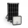 Projecteur LED Solaire Asymétrique Avec Détecteur IR 30W 3000°K IP65 + Télécommande