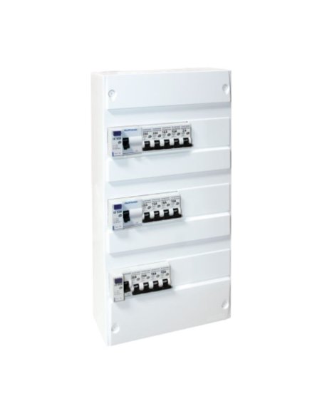 Tableau équipé 3R 3XID+13 Disjoncteurs 