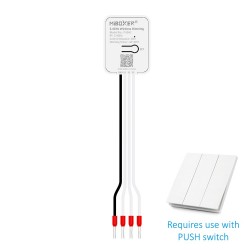 Transmetteur gradateur PUSH RF 2,4GHz (3 Zones)