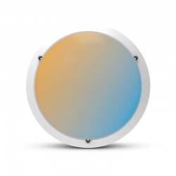 Plafonnier LED Hublot Blanc Ø300 15W CCT - Garantie 3 ans 