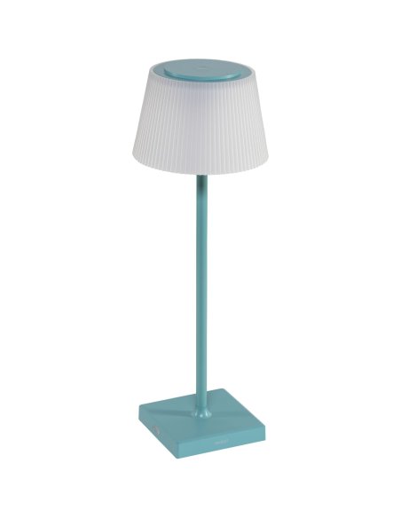Lampe de table sur batterie Turquoise Dim 4W 3000°K 200Lm IP54