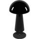 Lampe de table Champignon sur batterie Noir Dim 1.5W 2700°K 100Lm IP44
