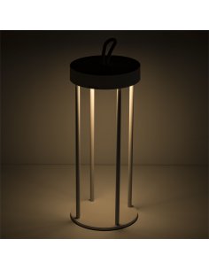 Lampe de table sur batterie Blanc 3W 3000°K 140Lm IP54 2