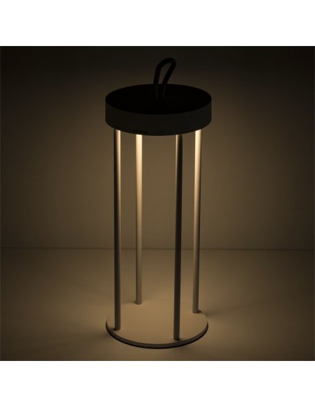 Lampe de table sur batterie Blanc 3W 3000°K 140Lm IP54