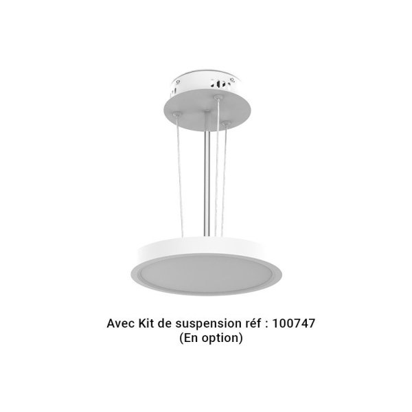 Plafonnier LED Blanc CCT 24W - Garantie 5 ans 