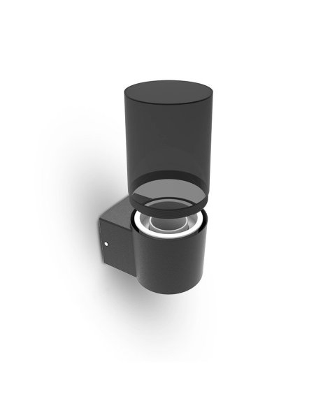 Applique Murale Cylindrique Noir E27 x1
