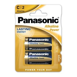 2 Piles C LR14 blister Panasonic