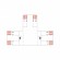 Connecteur T Shape 10mm 3/4 Pins COB a souder ou connecteur