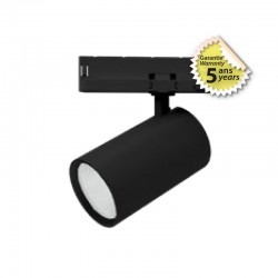  Spot LED sur Rail Noir 36W 4000K 30° - Garantie 5 ans