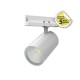 Spot LED sur Rail Blanc 45W 3000K 15° IRC90 - Garantie 5 ans