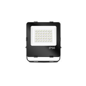 Projecteur Noir 10W - 1500Lm - 4000°K avec prise Sensor IP66 