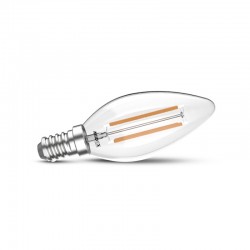 Ampoule LED E14 Filament Flamme 2W 2700K