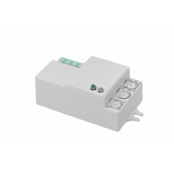 Détecteur de mouvement micro-ondes CM-12-P, max.1200W, AC220-240V, angle de contact 360*, portée 15m