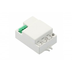 Détecteur de mouvement à micro-ondes SRC812 MINI2,max.500W,AC220-240V,50/60Hz,360°,1-8m,IP20,compatible avec LED