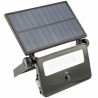 Projecteur Extérieur LED Solaire Noir 10W 6400K IP65 + Détecteur RF